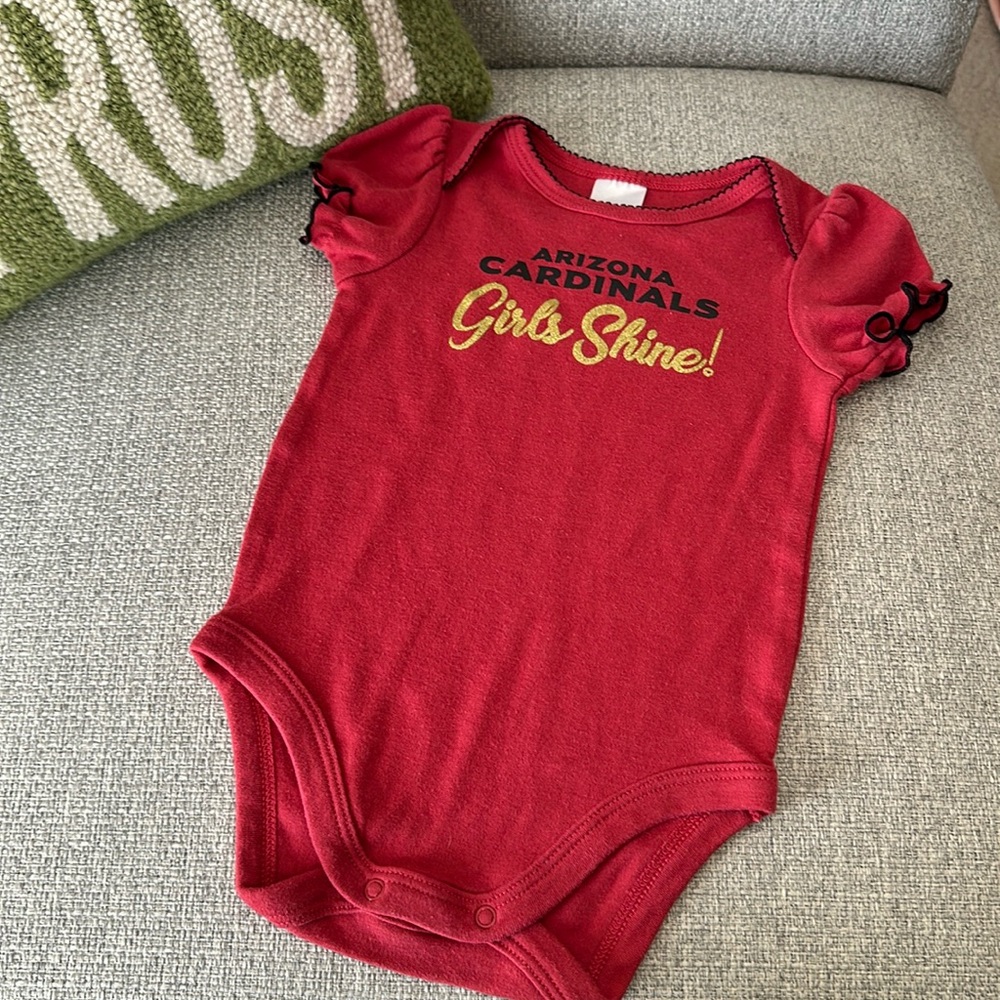 Baby Girl Arizona Cardinals Onesie